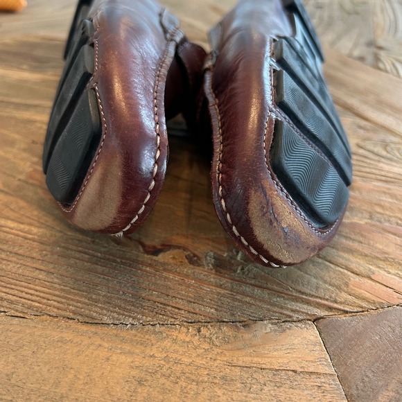 To Boot New York Adam Derrick Mens Brown Leather Driving Moccasins Loafers Shoes - Picture 10 of 12